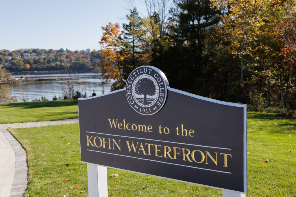 NEW LONDON, CT  A dedication and ribbon-cutting ceremony was held for the Connecticut College Waterfront Revitalization Project and the opening of the Kohn Waterfront and Archibald Way.